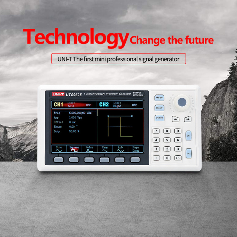 UNI-T UTG932E UTG962E fonction - Dual Channel Arbitrary Waveform Function Generator 60Mhz avis et prix