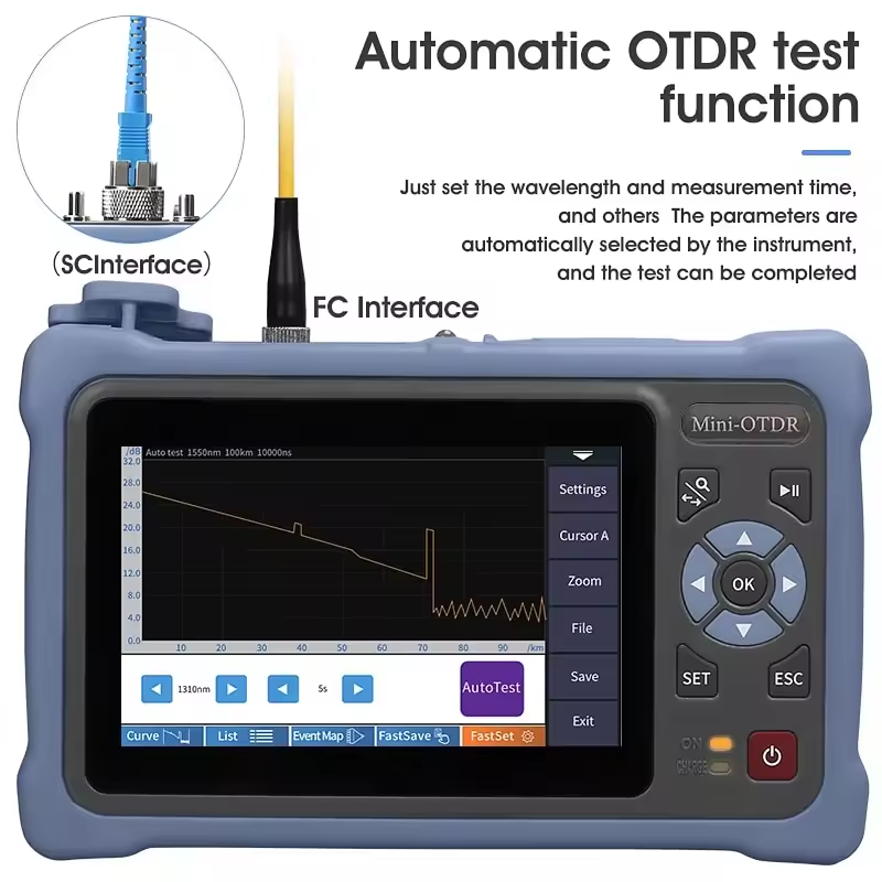 Novker 12-en-1 Mini OTDR NK400 - Optical Time Domain Reflectometer Otdr 1310 1550Nm avis et prix